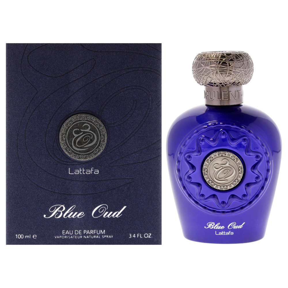 Blue Oud by Lattafa for Unisex - 3.4 oz EDP Spray